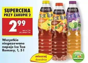 Biedronka Napój z ekstraktem czarnej herbaty bergamot Remsey Ice Tea oferta
