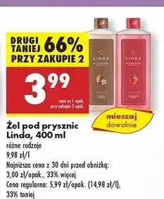 Biedronka Żel pod prysznic calming almond Linda oferta