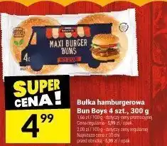 Twój Market Bułka hamburgerowa Bun Boys 4 szt., 300 g oferta