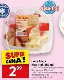 Twój Market Lody Alicja Alex-Pol, 250 ml oferta