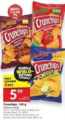 Twój Market Chipsy Crunchips 140 g Lorenz oferta