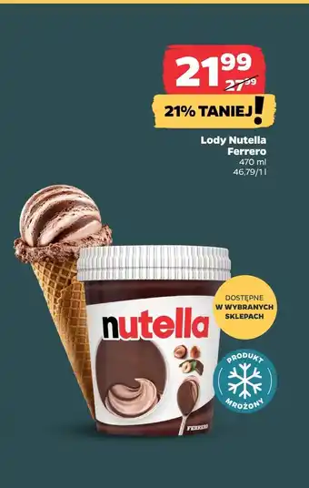 Netto Lody Nutella oferta