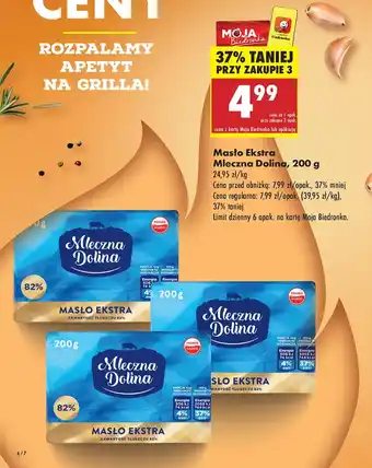 Biedronka Masło Mleczna Dolina oferta