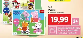 Lidl Puzzle kubuś puchatek Trefl oferta