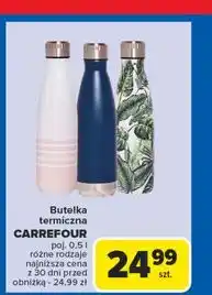 Carrefour Butelka teramiczna z podwójką ścianką 500 ml Carrefour oferta