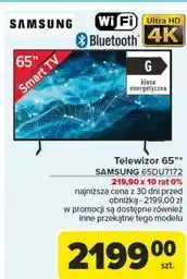 Carrefour Telewizor 65 ue65du7172u Samsung oferta