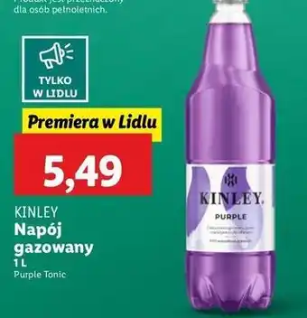 Lidl Napój purple Kinley oferta