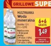 ALDI Woda niegazowana Muszynianka oferta