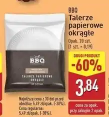 ALDI Talerze papierowe okrągłe Bbq oferta