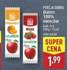 ALDI Baton wiśniowy Be Now! Porcja Dobra oferta
