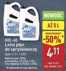 ALDI Letni płyn do spryskiwaczy Ride +Go oferta