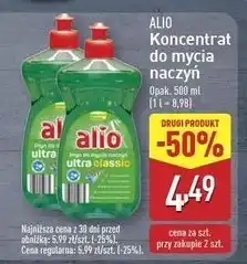 ALDI Płyn do mycia naczyń ultra classic Alio oferta