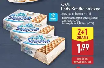 ALDI Lód śmietankowy Koral oferta