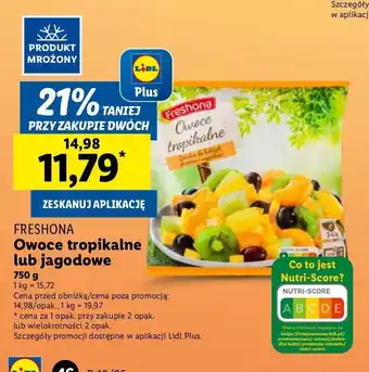 Lidl Owoce tropikalne Freshona oferta