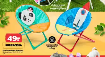 Netto Fotel ogrodowy dziecięcy oferta