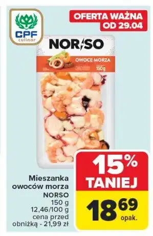 Carrefour Market Mieszanka owoców morza Norso oferta