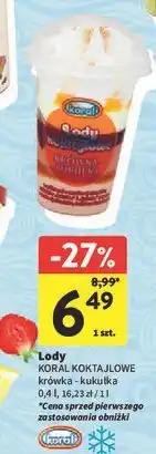 Intermarche Lody krówka-kukułka Koral Koktajlowe oferta