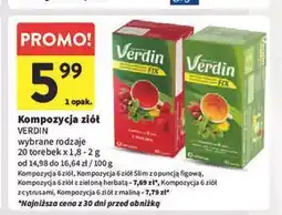 Intermarche Herbata kompozycja 6 ziół z maliną Verdin Fix oferta