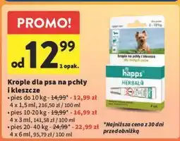 Intermarche Krople przeciw pchłom i kleszczom 20-40 kg Happs oferta