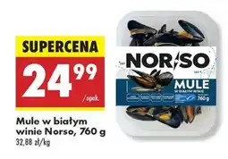 Biedronka Mule w białym winie Norso, 760 g oferta