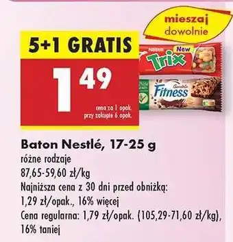 Biedronka Baton Nestlé, 17-25 g oferta