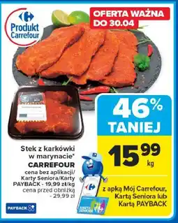 Carrefour Market Karkówka wieprzowa na grill - vacuum Carrefour targ świeżości oferta