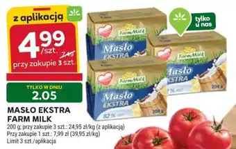 Stokrotka Market Masło ekstra Farm Milk oferta