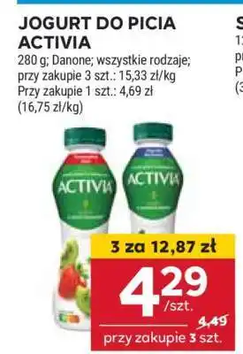 Stokrotka Market Jogurt do picia ACTIVIA oferta