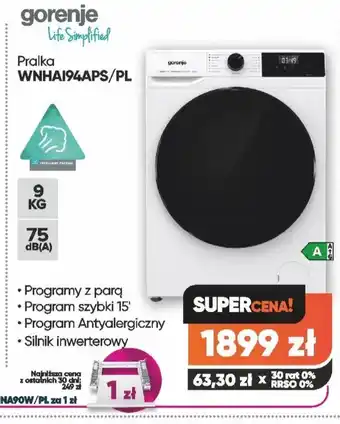 Max Elektro Pralka Gorenje oferta
