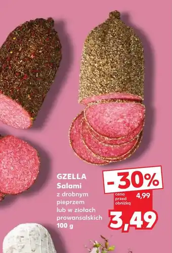 Kaufland Salami z pieprzem Gzella oferta
