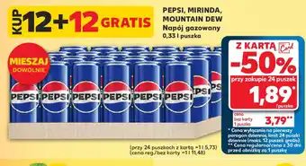 Kaufland Napój Pepsi, Mirinda, Mountain Dew oferta