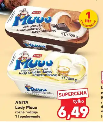 Kaufland Lody Muuu Anita oferta