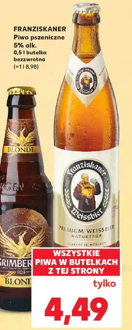 Kaufland Piwo Franziskaner oferta