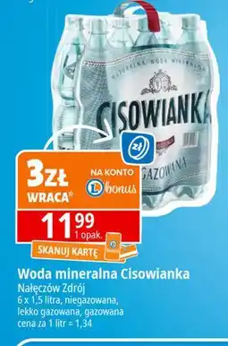 E.Leclerc Woda lekko gazowana Cisowianka oferta