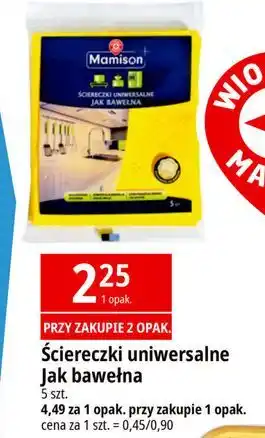 E.Leclerc Ściereczki uniwersalne Wiodąca Marka Mamison oferta