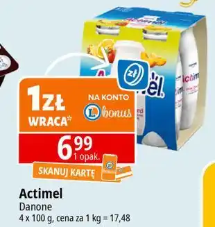 E.Leclerc Jogurt wieloowocowy Danone Actimel oferta