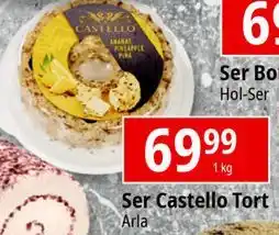 E.Leclerc Ser z ananasem Arla Foods Castello oferta