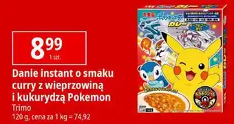 E.Leclerc Danie curry z wieprzowiną i kukurydzą pokemon Marumiya oferta