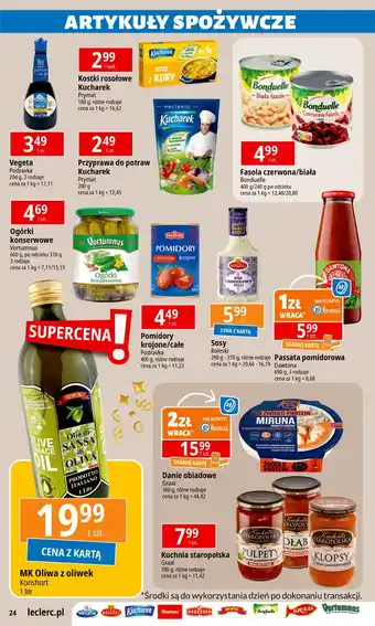 E.Leclerc Przyprawa w płynie bez glutaminianu sodu Vegeta Natur oferta