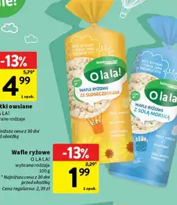 Intermarche Wafle ryżowe ze słonecznikiem O La La! oferta