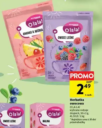 Intermarche Herbatka ananas i wiśnia O La La! oferta