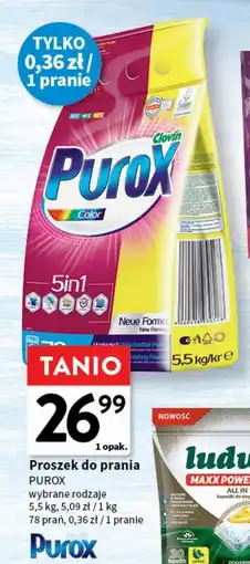 Intermarche Proszek do prania color Purox oferta