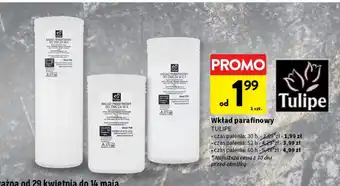 Intermarche Wkład do znicza parafinowy 230 g 60h Tulipe oferta