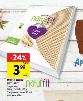 Intermarche Wafle suche bez cukru Naturfit oferta
