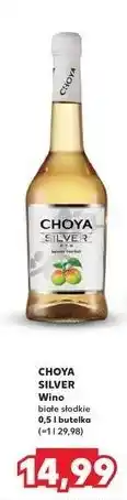 Kaufland Wino Choya Silver oferta