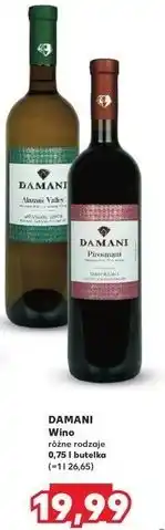 Kaufland Wino Damani Alazani Valley oferta