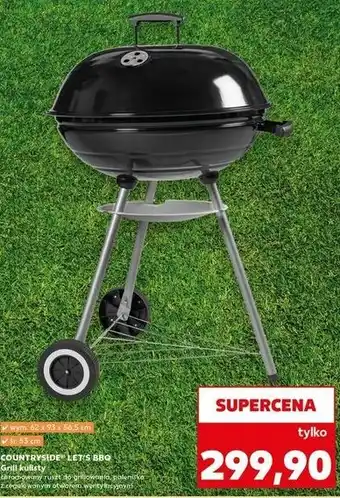 Kaufland Grill na kółkach 53 cm K-Classic Countryside oferta
