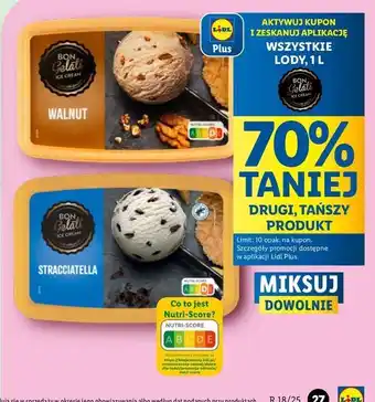 Lidl Lody stracciatella Bon Gelati oferta