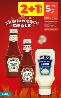 Dealz Ketchup lub majonez Heinz oferta
