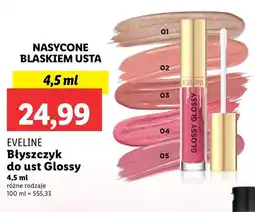 Lidl Błyszczyk do ust Eveline Cosmetics oferta